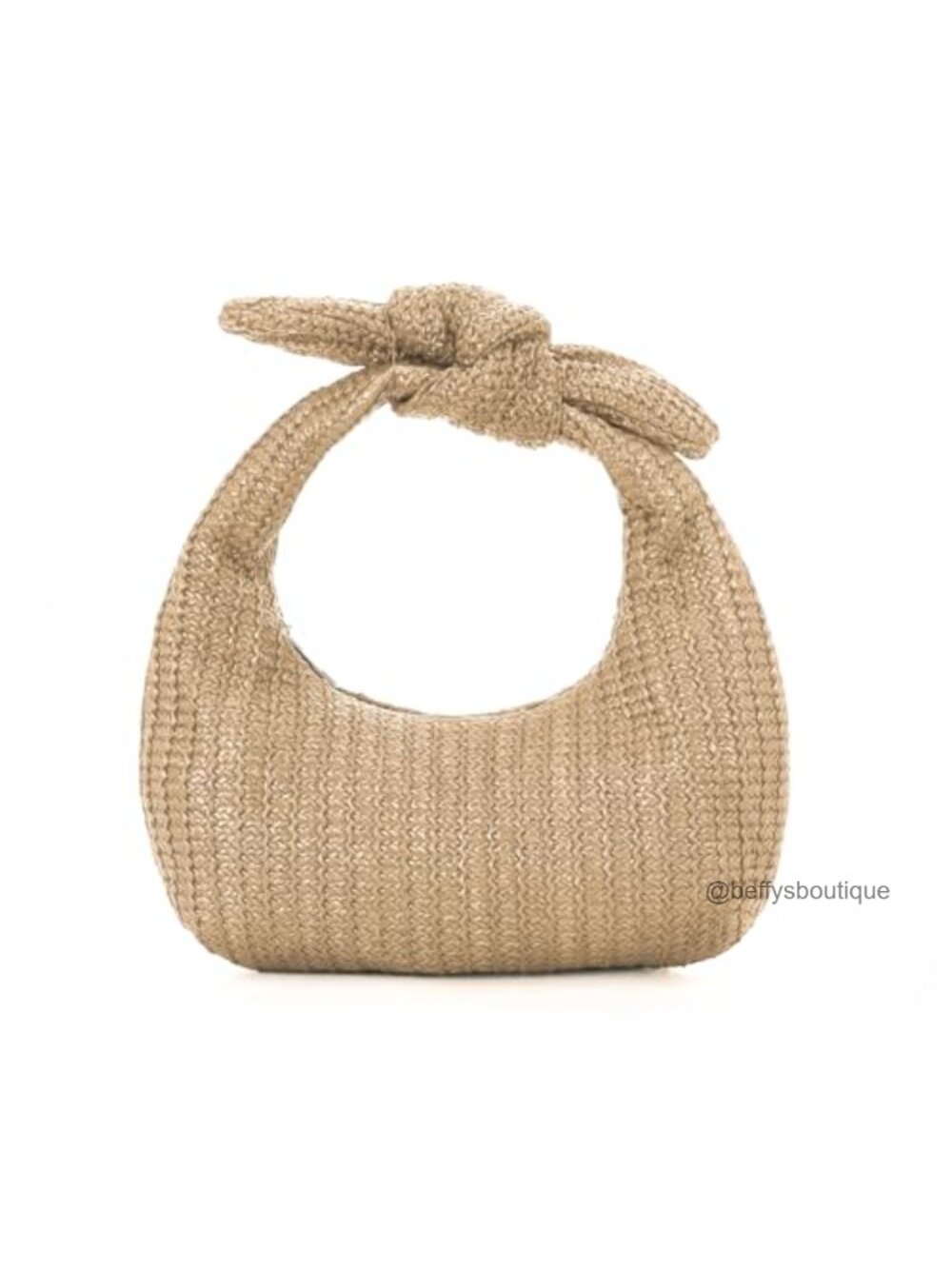 Knotted Straw Clutch Purses Women Summer Beach Bag Dumpling Evening Clutch